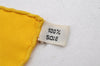 Authentic HERMES Carre 90 Scarf "Carrick ? Pompe" Silk Yellow 2410I