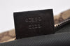 Authentic GUCCI Hand Bag Pouch Purse GG Canvas Leather 07198 Brown Junk 2410K