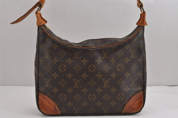Authentic Louis Vuitton Monogram Boulogne 30 Shoulder Cross Bag M52165 LV 2413J