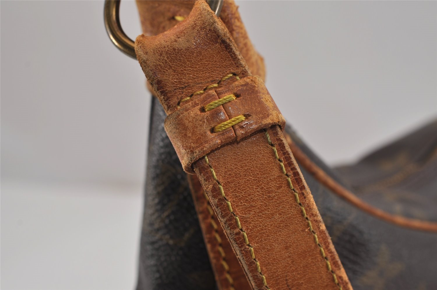 Authentic Louis Vuitton Monogram Boulogne 30 Shoulder Cross Bag M52165 LV 2413J