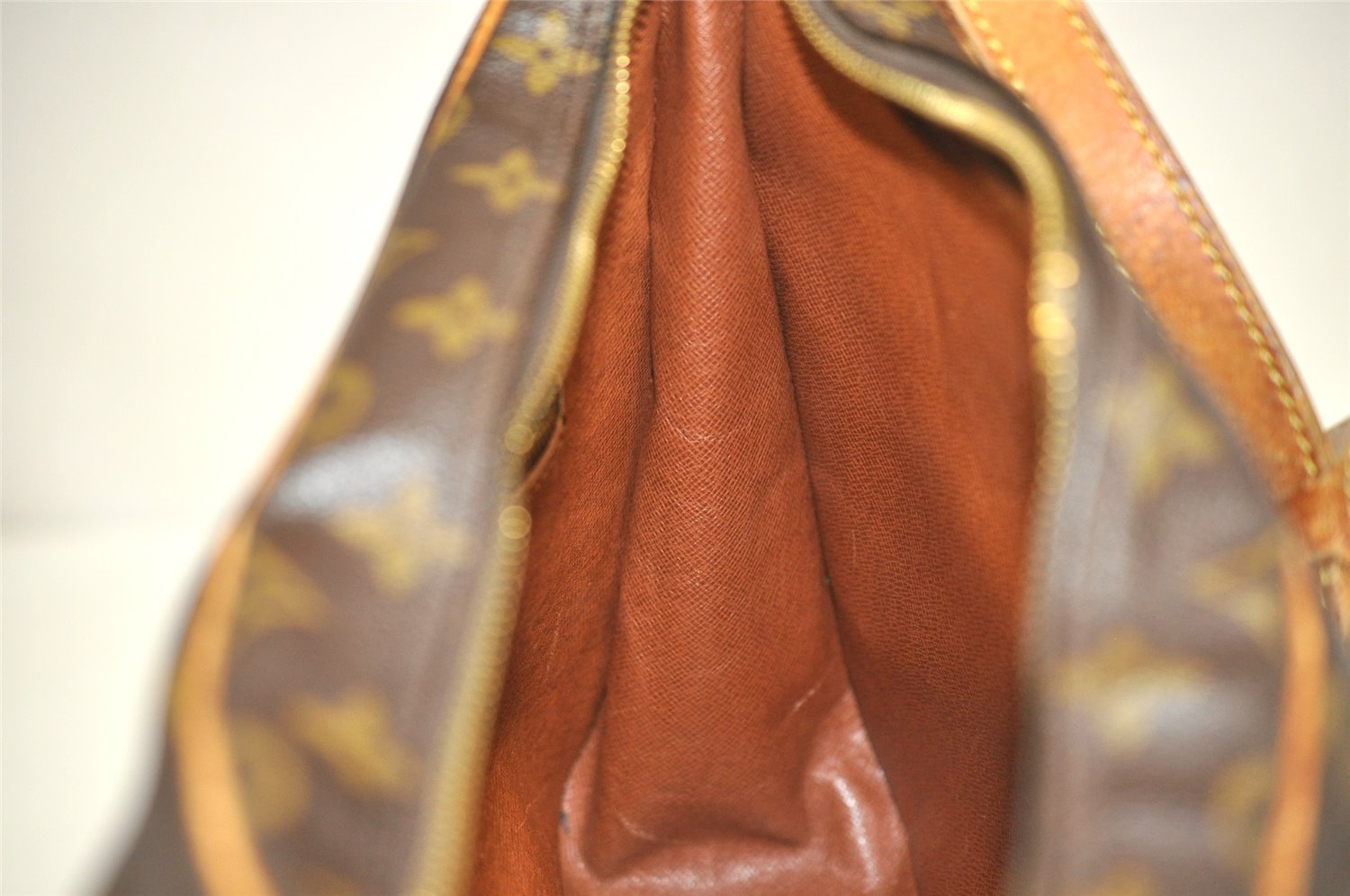 Authentic Louis Vuitton Monogram Boulogne 30 Shoulder Cross Bag M52165 LV 2413J