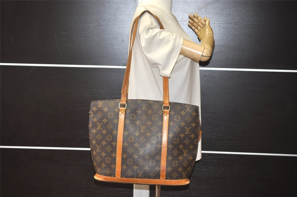 Authentic Louis Vuitton Monogram Babylone Shoulder Tote Bag M51102 LV Junk 2413K