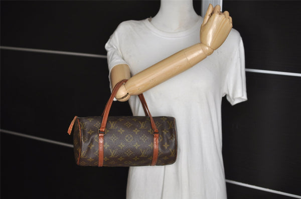 Authentic Louis Vuitton Monogram Papillon 26 Hand Bag Old Model LV Junk 2414J