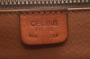 Authentic CELINE Macadam Blason Shoulder Cross Body Bag PVC Leather Brown 2414K