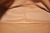 Authentic CELINE Macadam Blason Shoulder Cross Body Bag PVC Leather Brown 2414K