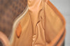Authentic CELINE Macadam Blason Shoulder Cross Body Bag PVC Leather Brown 2414K