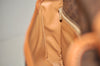 Authentic CELINE Macadam Blason Shoulder Cross Body Bag PVC Leather Brown 2414K