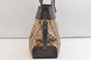 Authentic GUCCI Vintage Shoulder Tote Bag GG Canvas Leather 106251 Brown 2416K