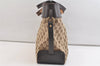 Authentic GUCCI Vintage Shoulder Tote Bag GG Canvas Leather 106251 Brown 2416K