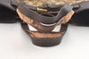 Authentic GUCCI Vintage Shoulder Tote Bag GG Canvas Leather 106251 Brown 2416K