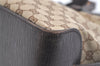 Authentic GUCCI Vintage Shoulder Tote Bag GG Canvas Leather 106251 Brown 2416K