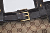 Authentic GUCCI Vintage Shoulder Tote Bag GG Canvas Leather 106251 Brown 2416K