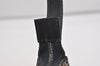 Authentic FENDI Zucchino Shoulder Hand Bag Purse Canvas Leather Navy Blue 2417I