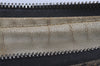 Authentic FENDI Zucchino Shoulder Hand Bag Purse Canvas Leather Navy Blue 2417I