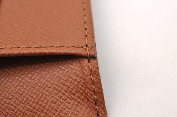 Authentic Louis Vuitton Monogram Agenda Poche Planner Cover R20503 LV 2418I