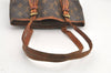Authentic Louis Vuitton Monogram Bucket PM Shoulder Tote Bag M42238 Junk 2418J