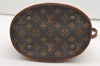 Authentic Louis Vuitton Monogram Bucket PM Shoulder Tote Bag M42238 Junk 2418J
