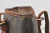 Authentic Louis Vuitton Monogram Bucket PM Shoulder Tote Bag M42238 Junk 2418J