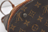 Authentic Louis Vuitton Monogram Bucket PM Shoulder Tote Bag M42238 Junk 2418J