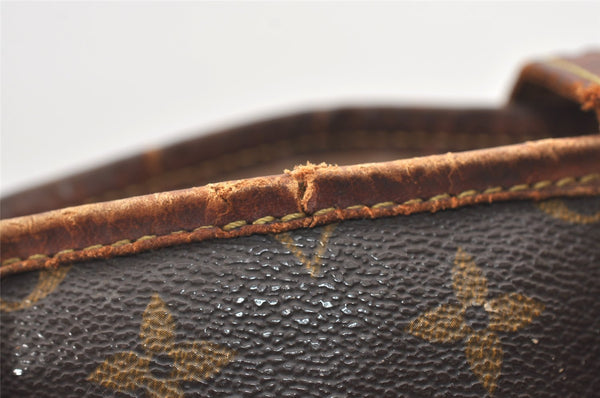 Authentic Louis Vuitton Monogram Bucket PM Shoulder Tote Bag M42238 Junk 2418J