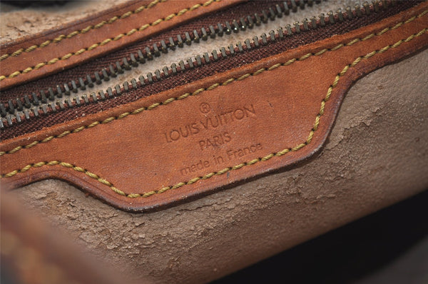 Authentic Louis Vuitton Monogram Bucket PM Shoulder Tote Bag M42238 Junk 2418J