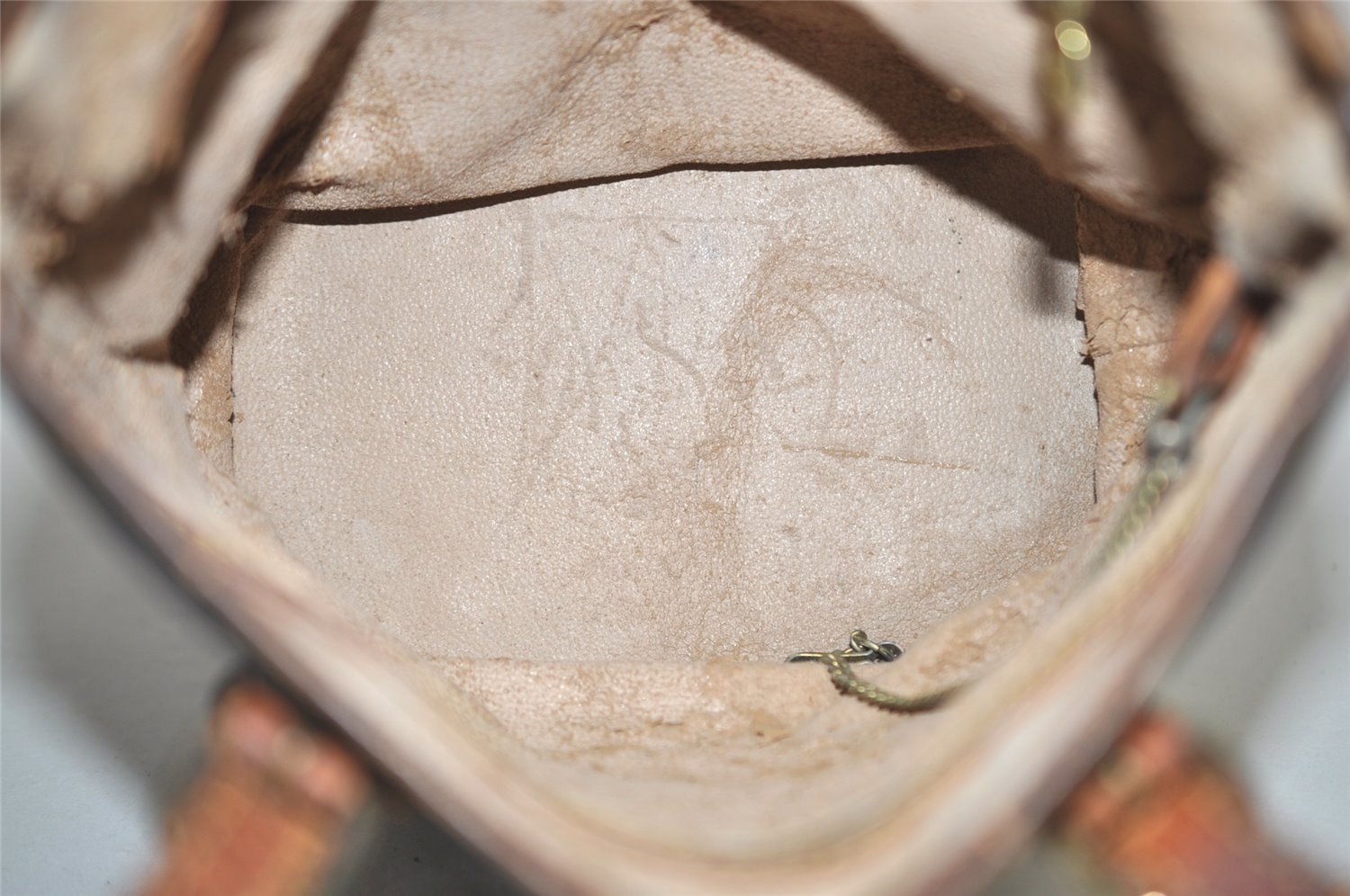 Authentic Louis Vuitton Monogram Bucket PM Shoulder Tote Bag M42238 Junk 2418J