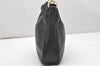 Authentic GUCCI Bamboo 2Way Shoulder Hand Bag Leather Black Junk 2418K