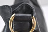 Authentic GUCCI Bamboo 2Way Shoulder Hand Bag Leather Black Junk 2418K