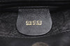 Authentic GUCCI Bamboo 2Way Shoulder Hand Bag Leather Black Junk 2418K