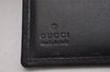 Authentic GUCCI Note Book Notebook Cover GG Canvas Leather 74259 Black 2419I
