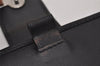 Authentic GUCCI Note Book Notebook Cover GG Canvas Leather 74259 Black 2419I