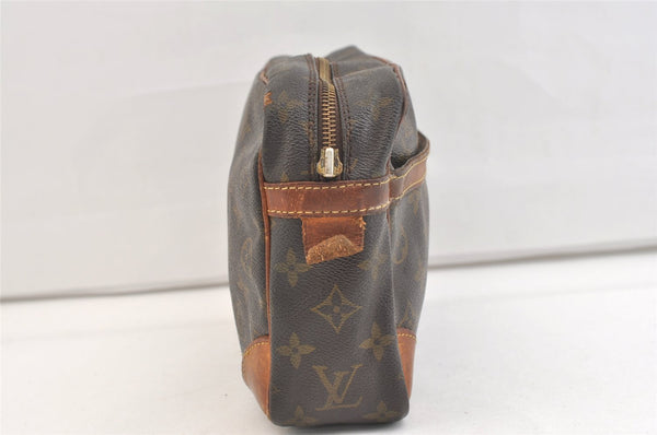 Authentic Louis Vuitton Monogram Compiegne 28 Clutch Hand Bag M51845 Junk 2419K