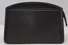 Authentic Louis Vuitton Epi Trousse Crete Clutch Bag Black LV Junk 2421J