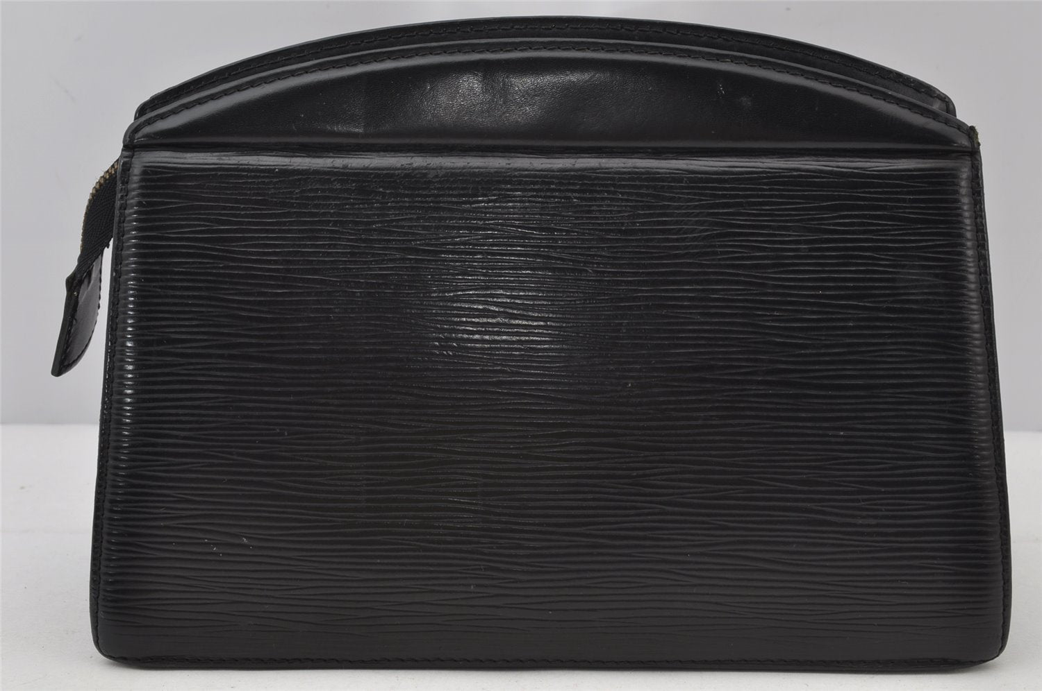 Authentic Louis Vuitton Epi Trousse Crete Clutch Bag Black LV Junk 2421J