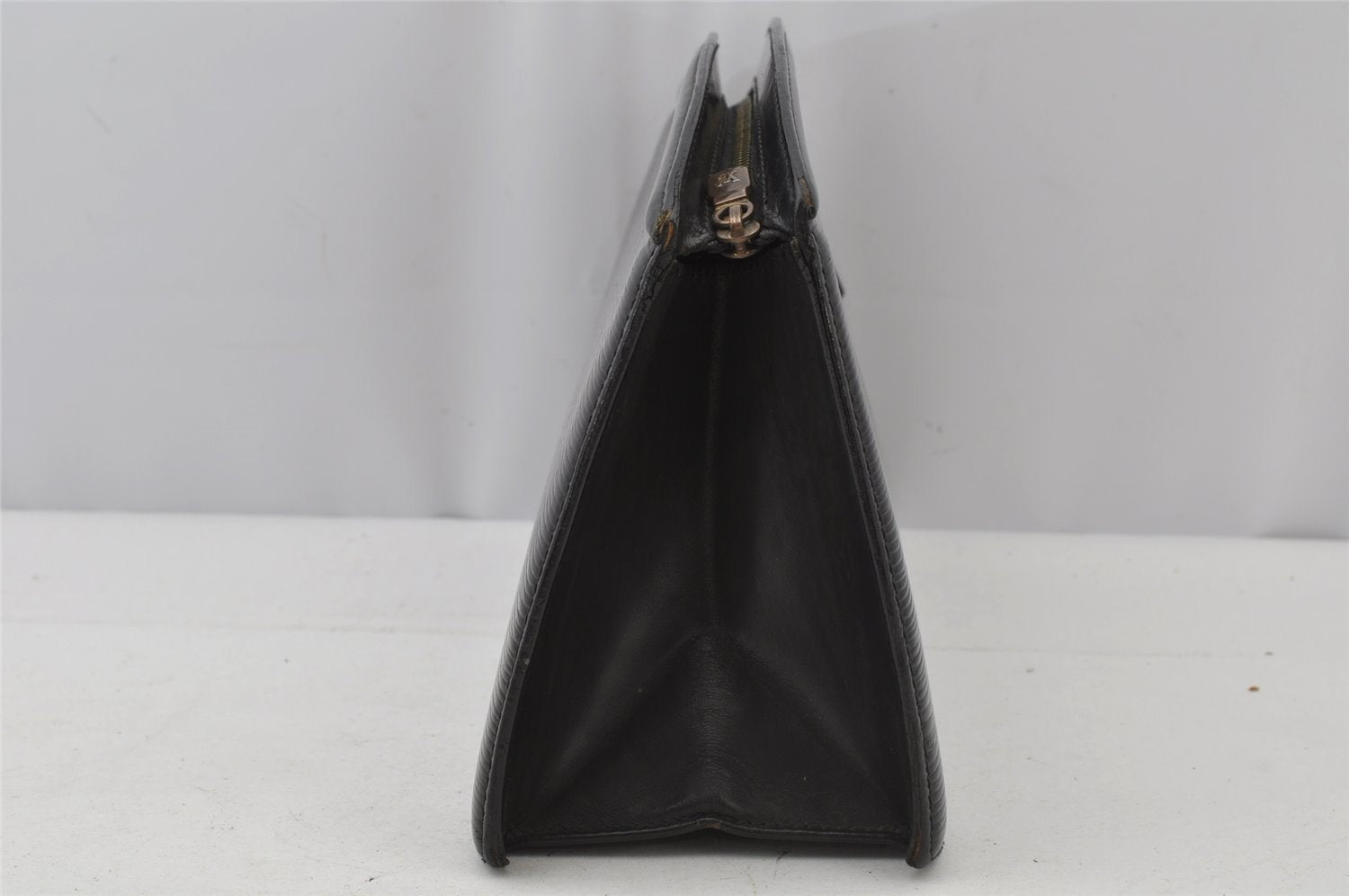 Authentic Louis Vuitton Epi Trousse Crete Clutch Bag Black LV Junk 2421J