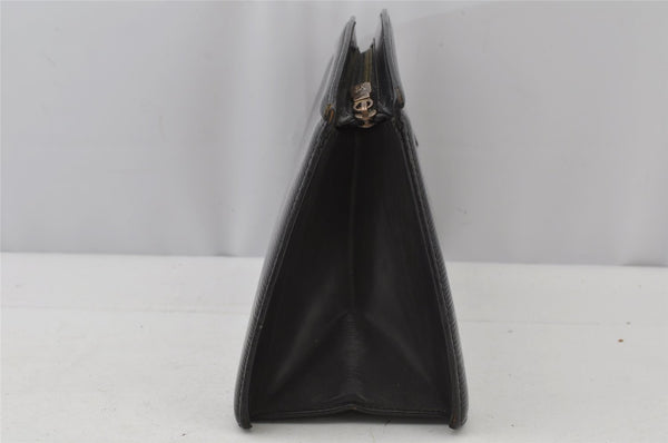Authentic Louis Vuitton Epi Trousse Crete Clutch Bag Black LV Junk 2421J