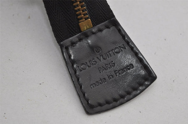 Authentic Louis Vuitton Epi Trousse Crete Clutch Bag Black LV Junk 2421J