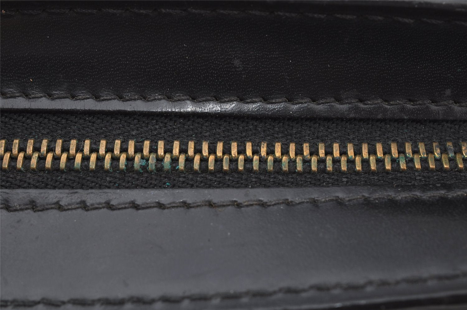 Authentic Louis Vuitton Epi Trousse Crete Clutch Bag Black LV Junk 2421J