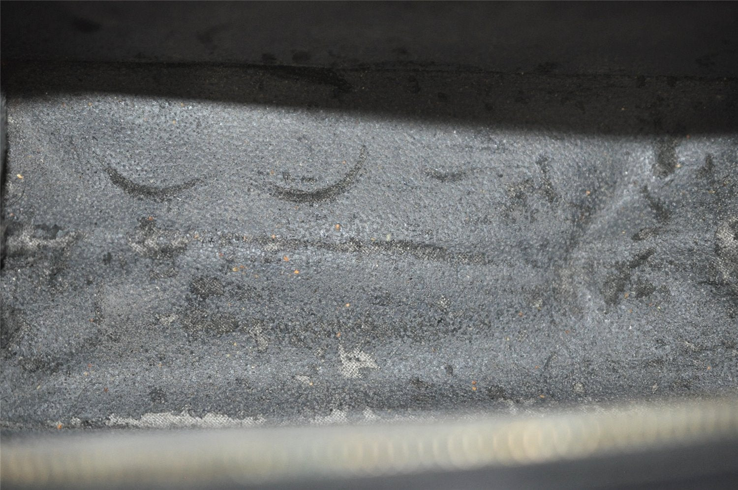 Authentic Louis Vuitton Epi Trousse Crete Clutch Bag Black LV Junk 2421J