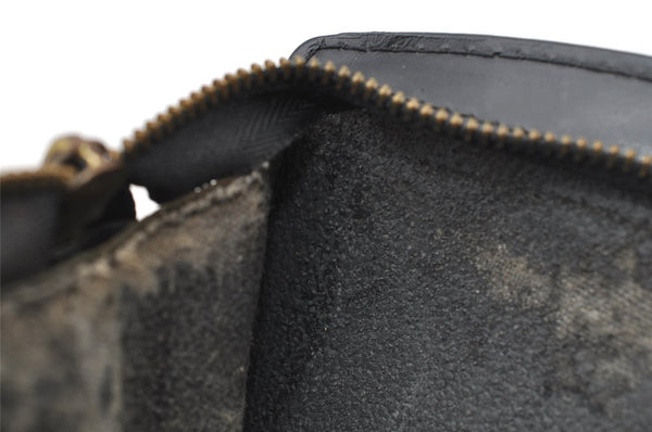 Authentic Louis Vuitton Epi Trousse Crete Clutch Bag Black LV Junk 2421J