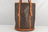 Authentic Louis Vuitton Monogram Bucket GM Shoulder Tote Bag M42236 Junk 2422K