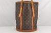 Authentic Louis Vuitton Monogram Bucket GM Shoulder Tote Bag M42236 Junk 2422K