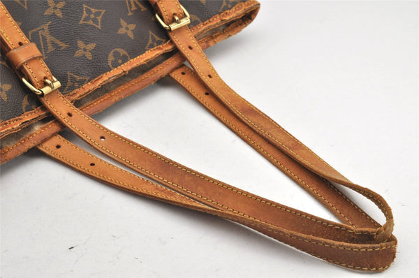 Authentic Louis Vuitton Monogram Bucket GM Shoulder Tote Bag M42236 Junk 2422K