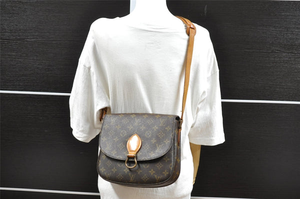 Authentic Louis Vuitton Monogram Saint Cloud GM M51242 Shoulder Cross Bag 2423I