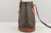 Authentic Louis Vuitton Monogram Bucket PM Shoulder Tote Bag M42238 Junk 2423K