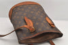 Authentic Louis Vuitton Monogram Bucket PM Shoulder Tote Bag M42238 Junk 2423K