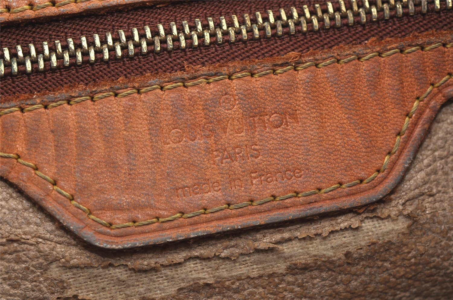 Authentic Louis Vuitton Monogram Bucket PM Shoulder Tote Bag M42238 Junk 2423K