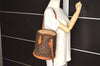 Authentic Louis Vuitton Monogram Bucket PM Shoulder Tote Bag M42238 Junk 2423K