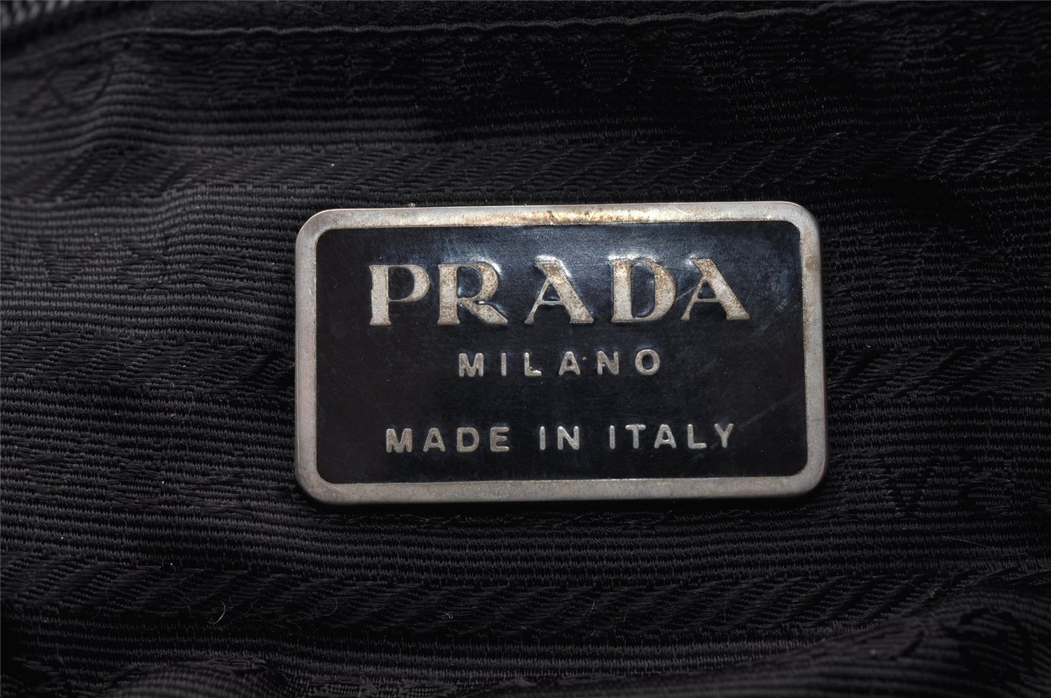 Authentic PRADA VELA Nylon Tessuto Leather Backpack B4650 Black 2424I