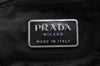 Authentic PRADA VELA Nylon Tessuto Leather Backpack B4650 Black 2424I
